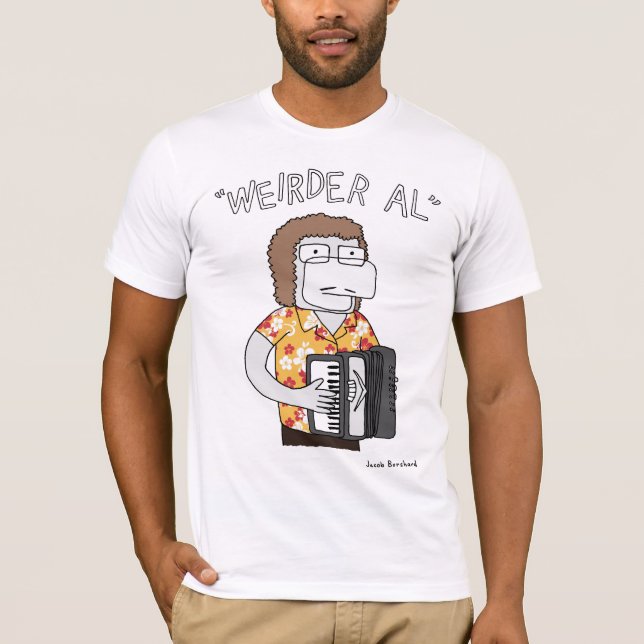 "Weirder Al" in Gold T-Shirt (Front)