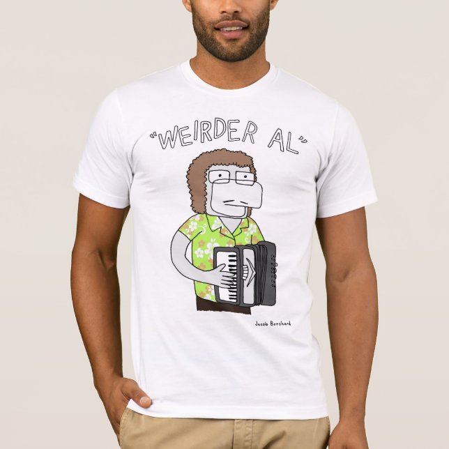 "Weirder Al" In Lime T-Shirt (Front)