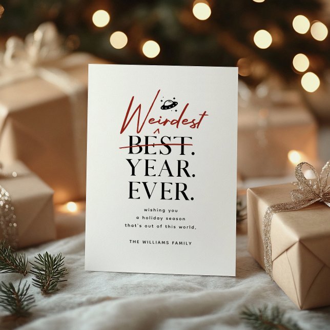 Weirdest Year Ever Holiday Card (Creator Uploaded)