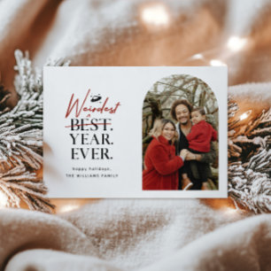 Weirdest Year Ever Photo Holiday Card