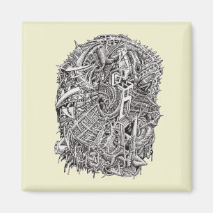 Weirdhead by Brian Benson Magnet