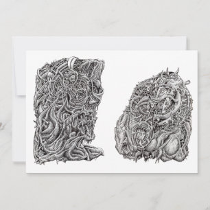 Weirdheads Flat Card