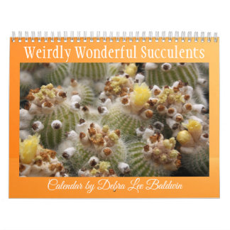 Weirdly Wonderful Succulents Calendar