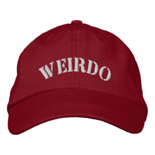 WEIRDO  EMBROIDERED HAT
