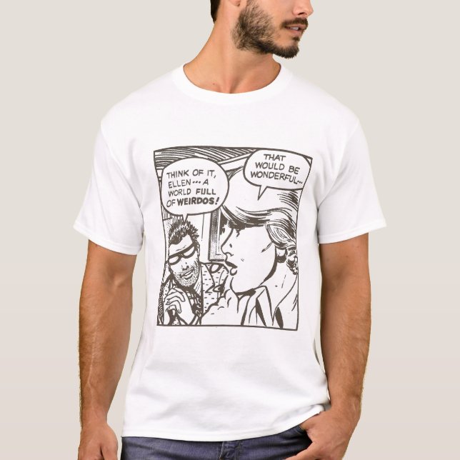 weirdo freak cartoon T-Shirt (Front)