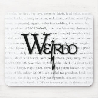 weirdo mousepad