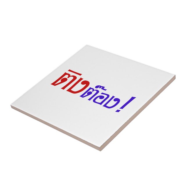 Weirdo! ☆ Ting Tong in Thai Language Script ☆ Tile (Side)