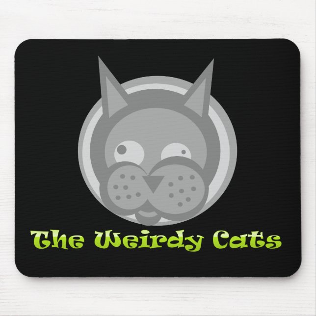 Weirdy Cats Mousepad (Front)