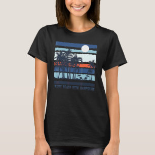 Weirs Beach New Hampshire Summer 70s 80s Beach Sou T-Shirt