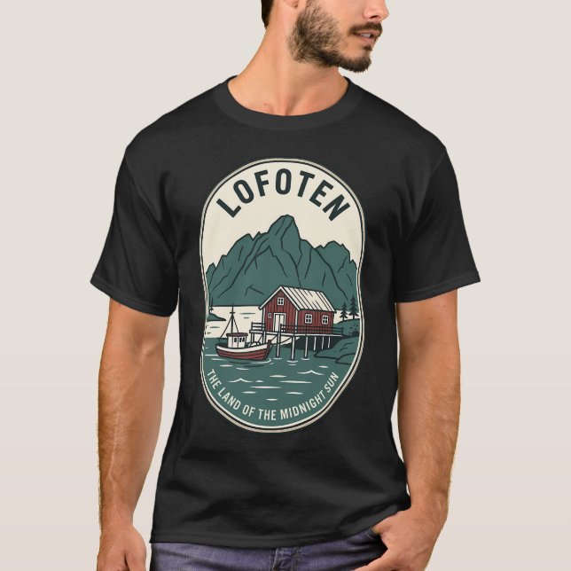 Weiss Lake â€“ Copper Minimal Landscape T-Shirt (Front)