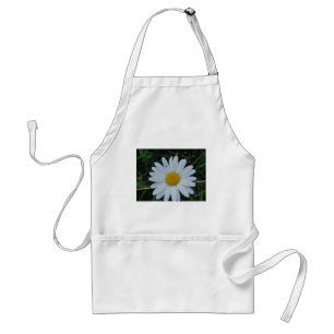 Weisse Margerite auf Stäbchen Standard Apron