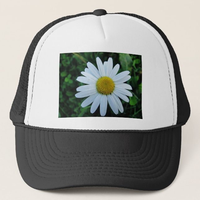Weisse Margerite Trucker Hat (Front)