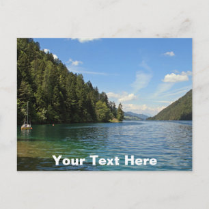 Weissensee, Austria customisable Postcard