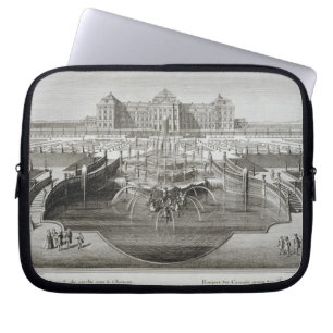 Weissenstein, view towards the castle from the Bar Laptop Sleeve