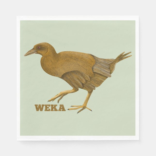 Weka New Zealand Bird Napkin (Front)