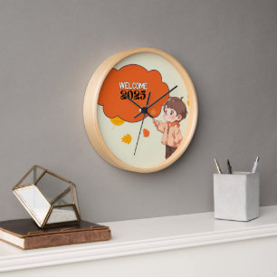 WELCOME 2025 CLOCK