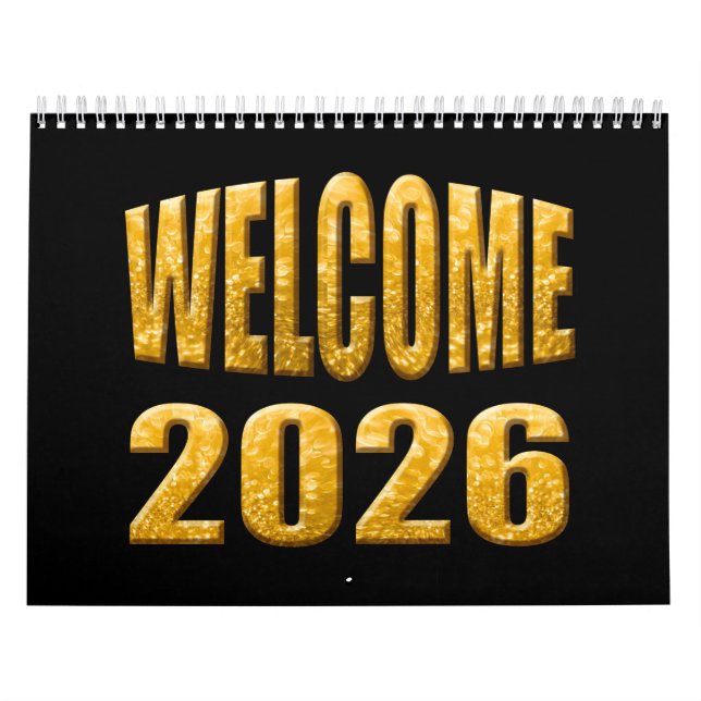 welcome 2026 calendar (Cover)