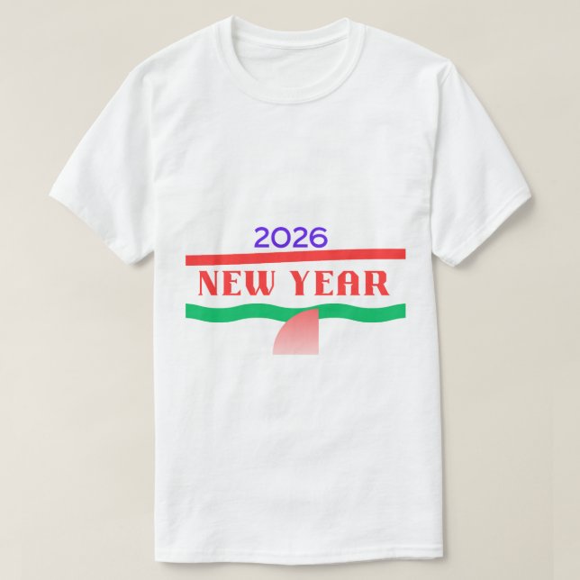 Welcome 2026 - Fresh Start New Year Celebration  T-Shirt (Design Front)