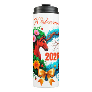 Welcome 2026 thermal tumbler