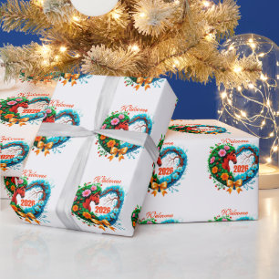 Welcome 2026 wrapping paper