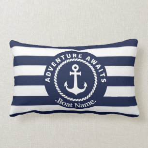 Welcome Aboard. Boat Name. Lumbar Cushion