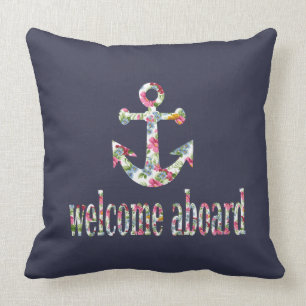 welcome aboard cushion