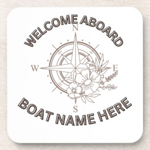 Welcome Aboard Cushions Coaster