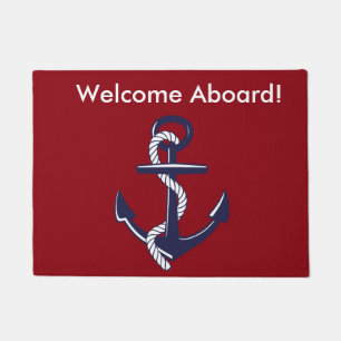 Welcome Aboard Door Mat