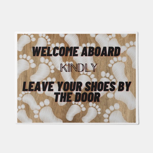 Welcome aboard doormat (Front)