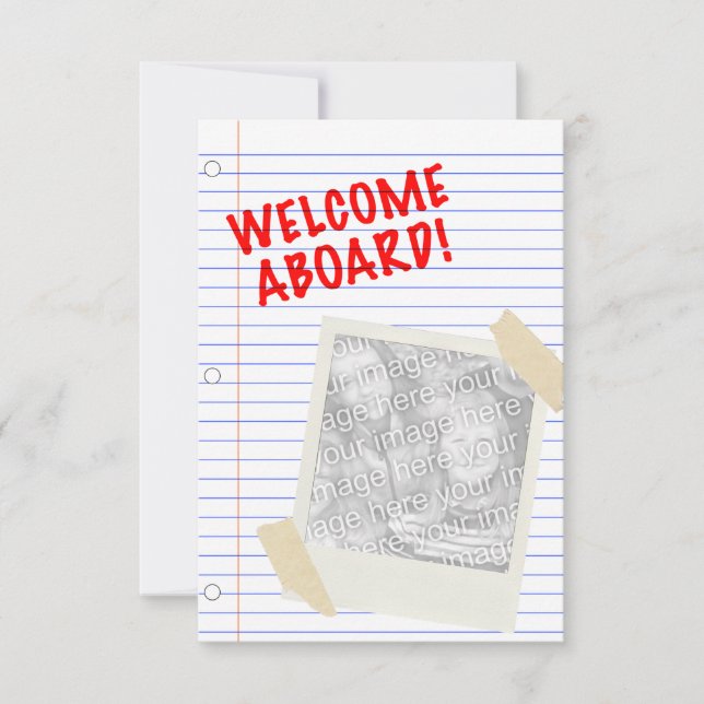 welcome aboard invitation (Front)