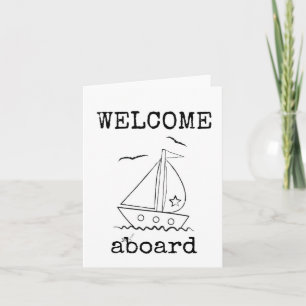Welcome Aboard, New Employees, Students, Staff Card