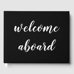 welcome aboard script guest book