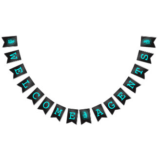 WELCOME AGENTS BUNTING FLAGS