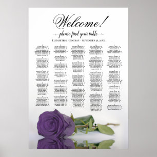 Welcome! Amethyst Rose Alphabetical Seating Chart