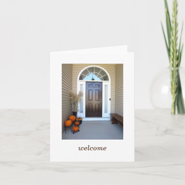 welcome autumn card (Front)