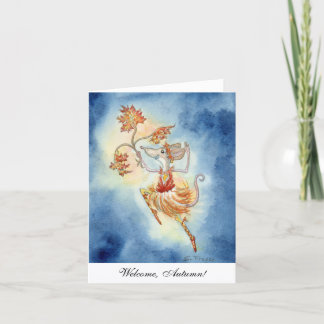 "Welcome, Autumn" Notecard