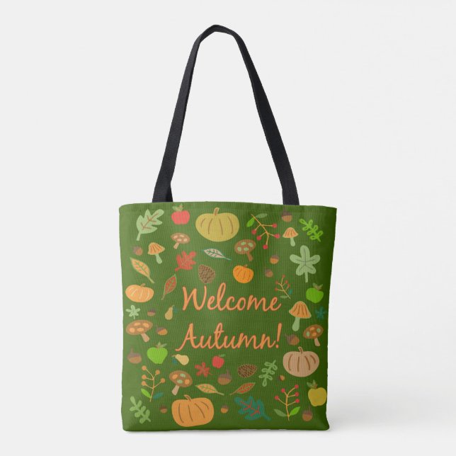 Welcome Autumn! Tote Bag (Back)