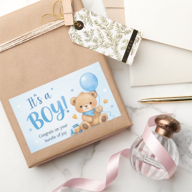 Welcome Baby Boy – A Bundle of Joy Sticker (Gifting)