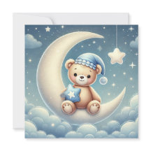 Welcome Baby Boy Announcement