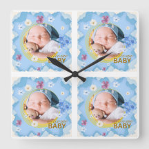 Welcome Baby Boy Custom Photo Coffee Mug
