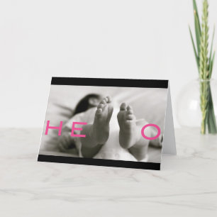 welcome baby! card