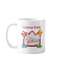 Welcome Baby Cartoon Mug - Perfect Newborn Gift