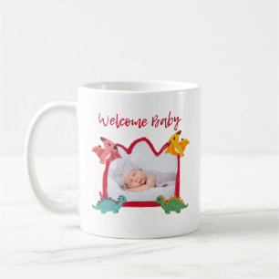 Welcome Baby Cartoon Mug - Perfect Newborn Gift