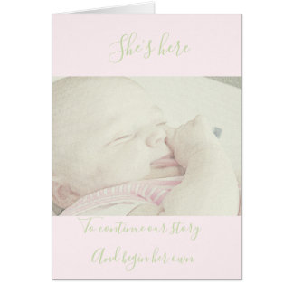 Welcome Baby girl
