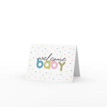 Welcome Baby Greeting Card