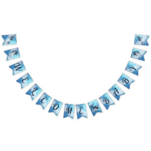 Welcome Baby Narwhal Shower Banner