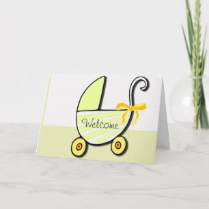 Welcome Baby or Baby Shower Card