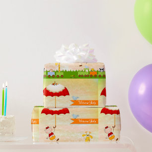 Welcome Baby Shower Wrapping Paper