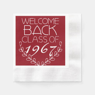 Welcome Back Class Of Napkin