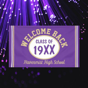 Welcome Back Class reunion banner